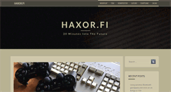 Desktop Screenshot of haxor.fi