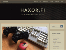 Tablet Screenshot of haxor.fi